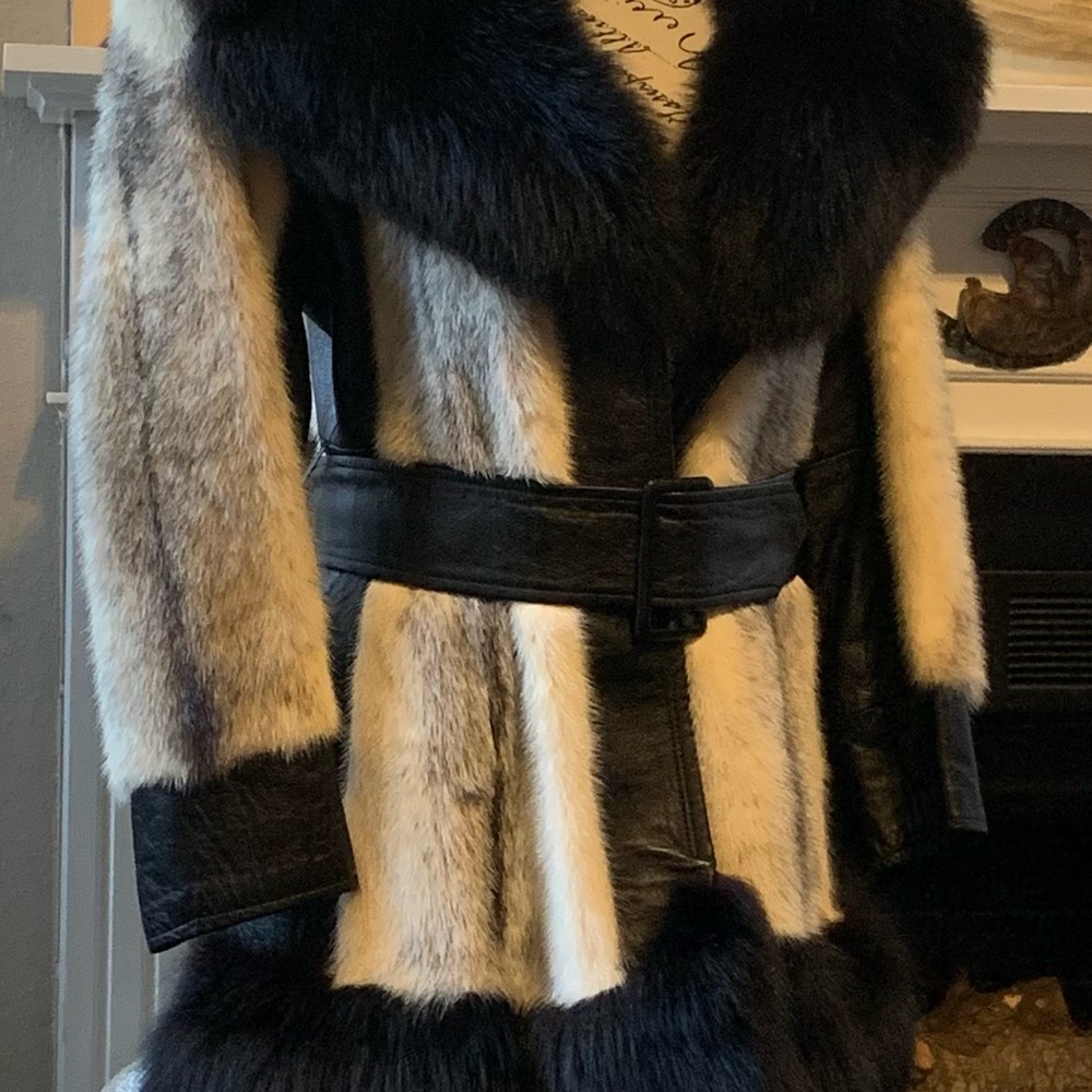 Fur mink coat